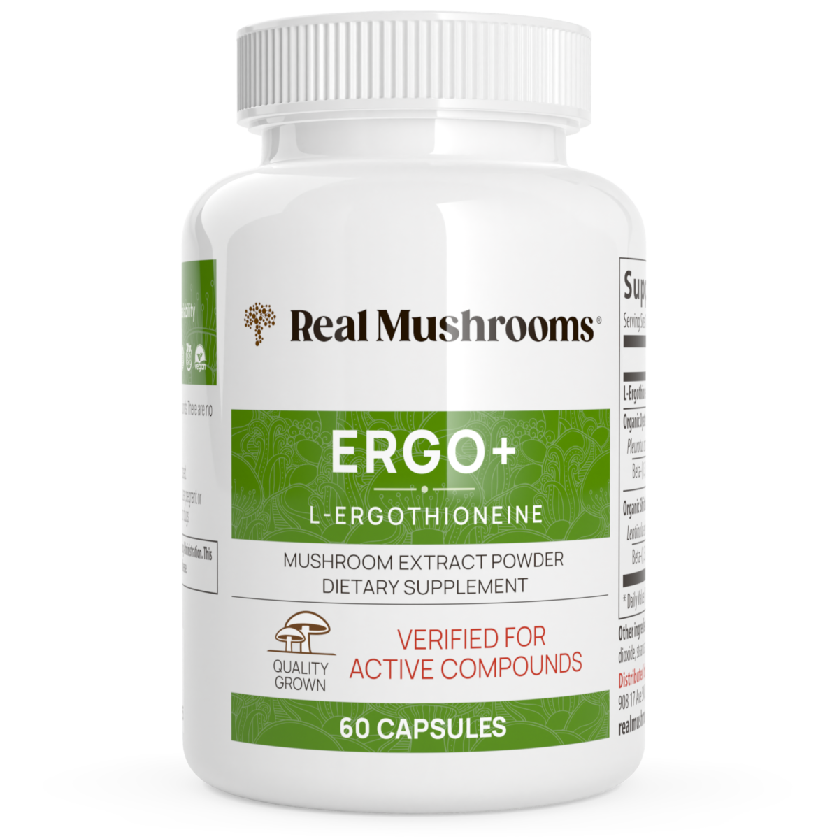 Real Mushrooms ERGO+ L-ERGOTHIONEINE