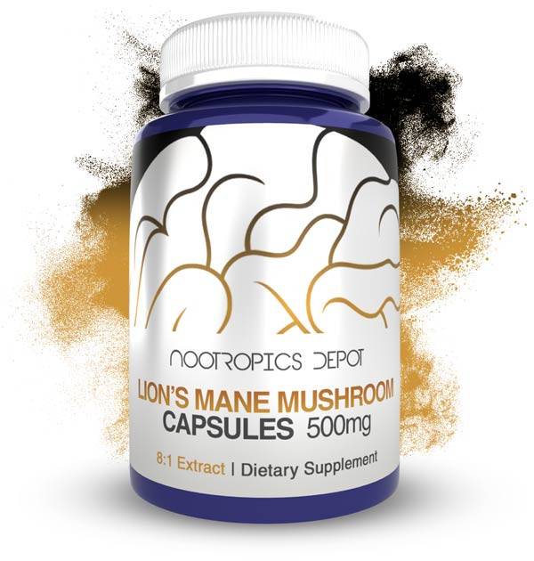 Nootropics Depot Lion's Mane 8:1 Capsules bottle