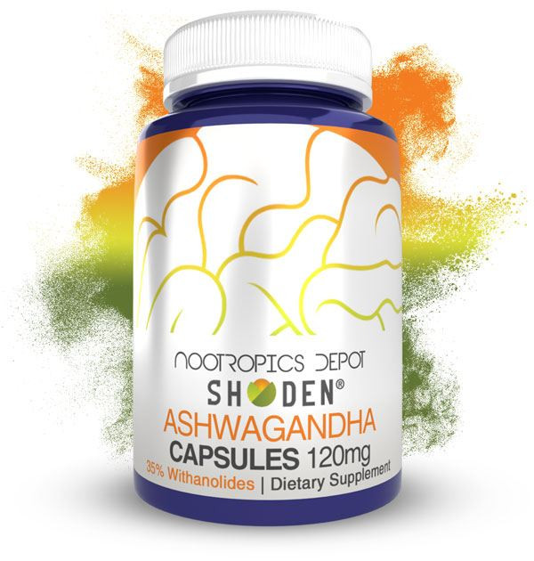 Nootropics Depot Shoden Ashwagandha Capsules bottle