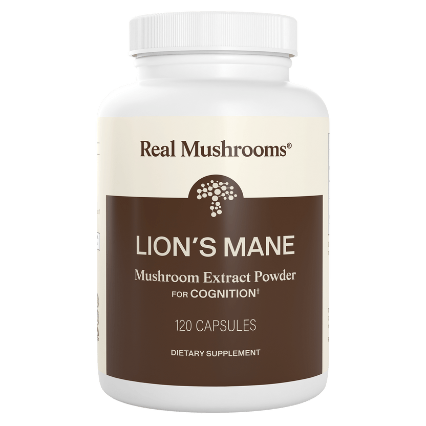 Real Mushrooms Lion's Mane Capsules bottle